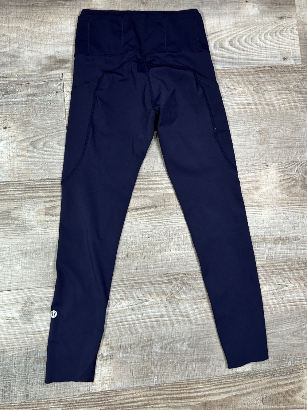 Lululemon Fast & Free 7/8 Tight II Nulux 24" Carbon Blue Running Women’s Sz 4 - Picture 10 of 13